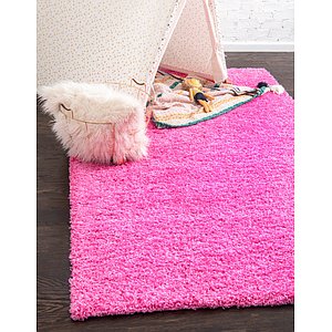 Unique Loom 7' x 10' Solid Shag Rug
