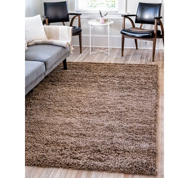 6' x 9' Solid Shag Rug