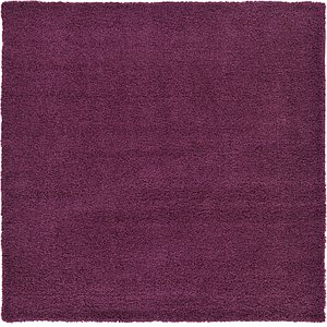 8' 2 x 8' 2 Solid Shag Square Rug