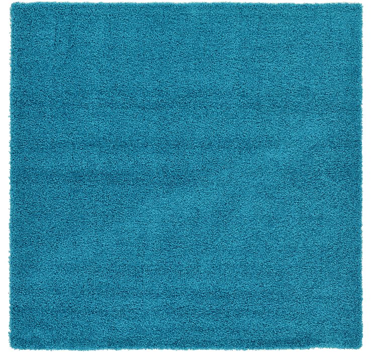 8' 2 x 8' 2 Solid Shag Square Rug