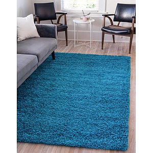 Unique Loom 6' x 9' Solid Shag Rug