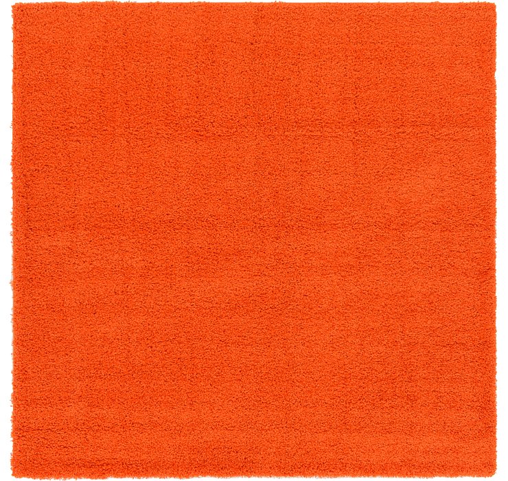 8' 2 x 8' 2 Solid Shag Square Rug