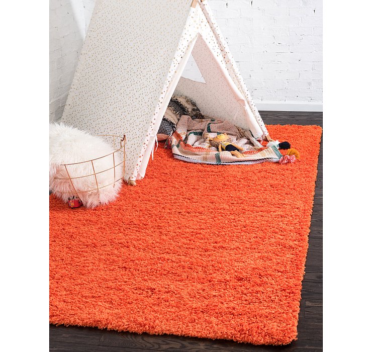 10' x 13' Solid Shag Rug
