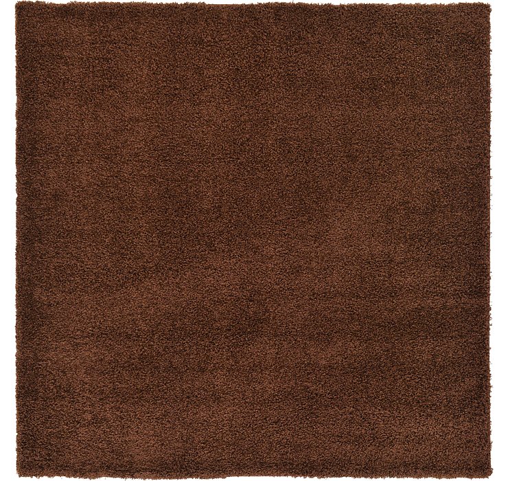 8' 2 x 8' 2 Solid Shag Square Rug