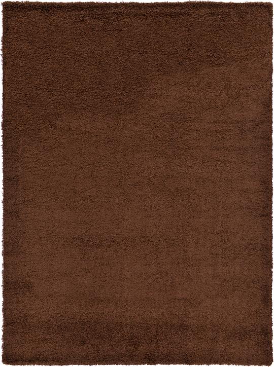 Chocolate Brown 8' x 11' Solid Shag Rug Area Rugs eSaleRugs