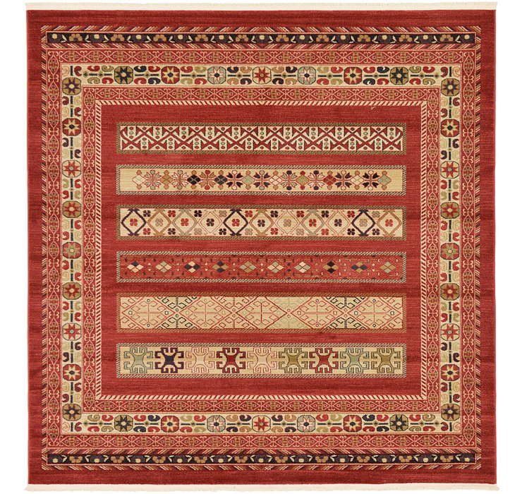 8' x 8' Kashkuli Gabbeh Square ...