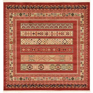 Unique Loom 6' x 6' Fars Square Rug