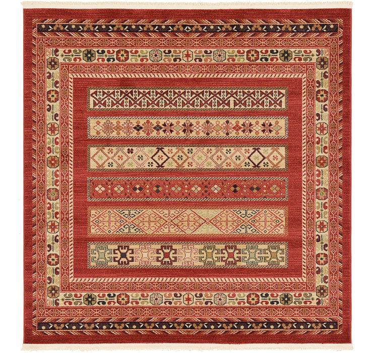 6' x 6' Kashkuli Gabbeh Square ...