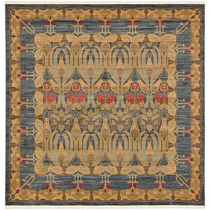 Unique Loom 8' x 8' Edinburgh Square Rug