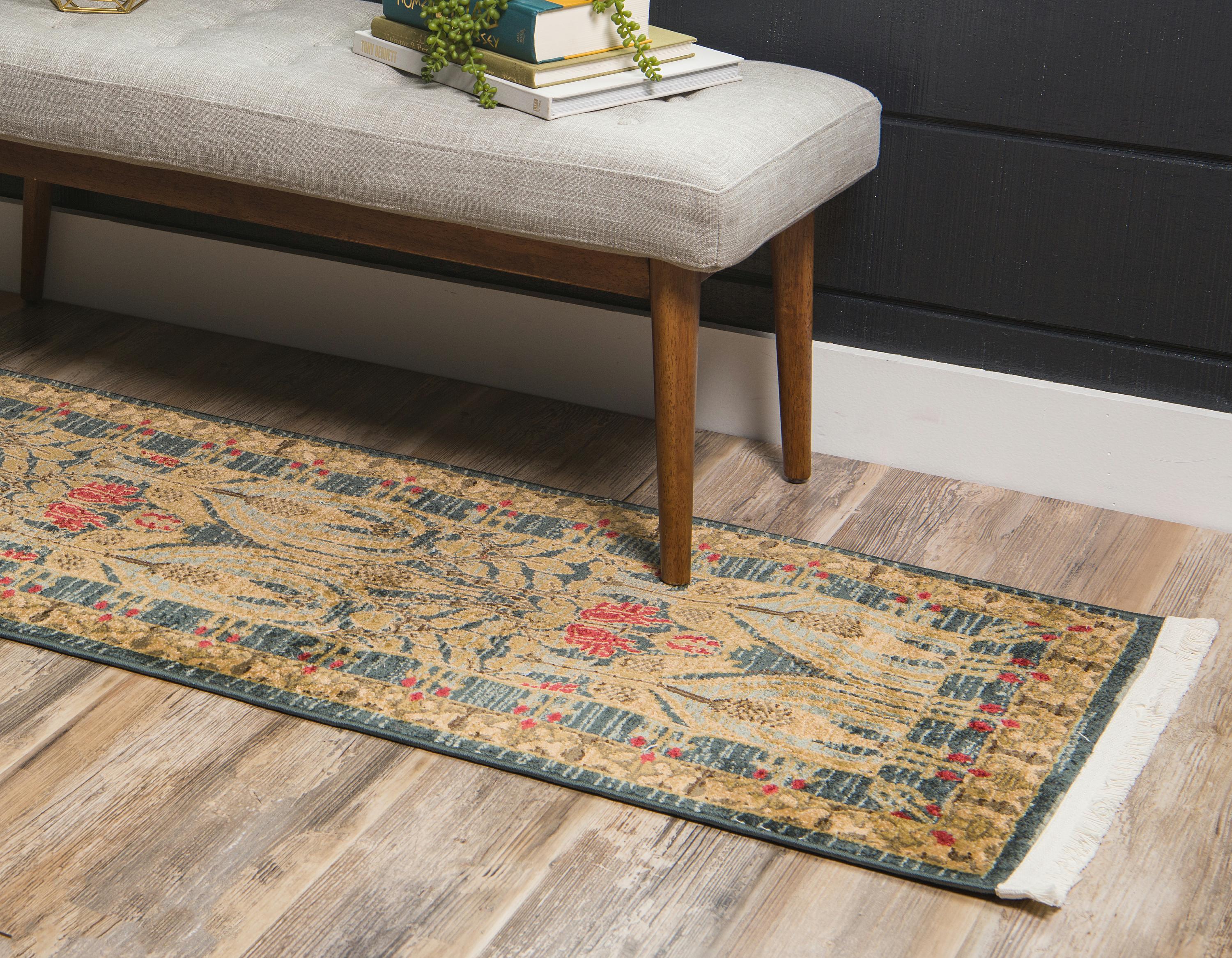 Navy Blue 2' 7 x 10' Kensington Runner Rug eSaleRugs