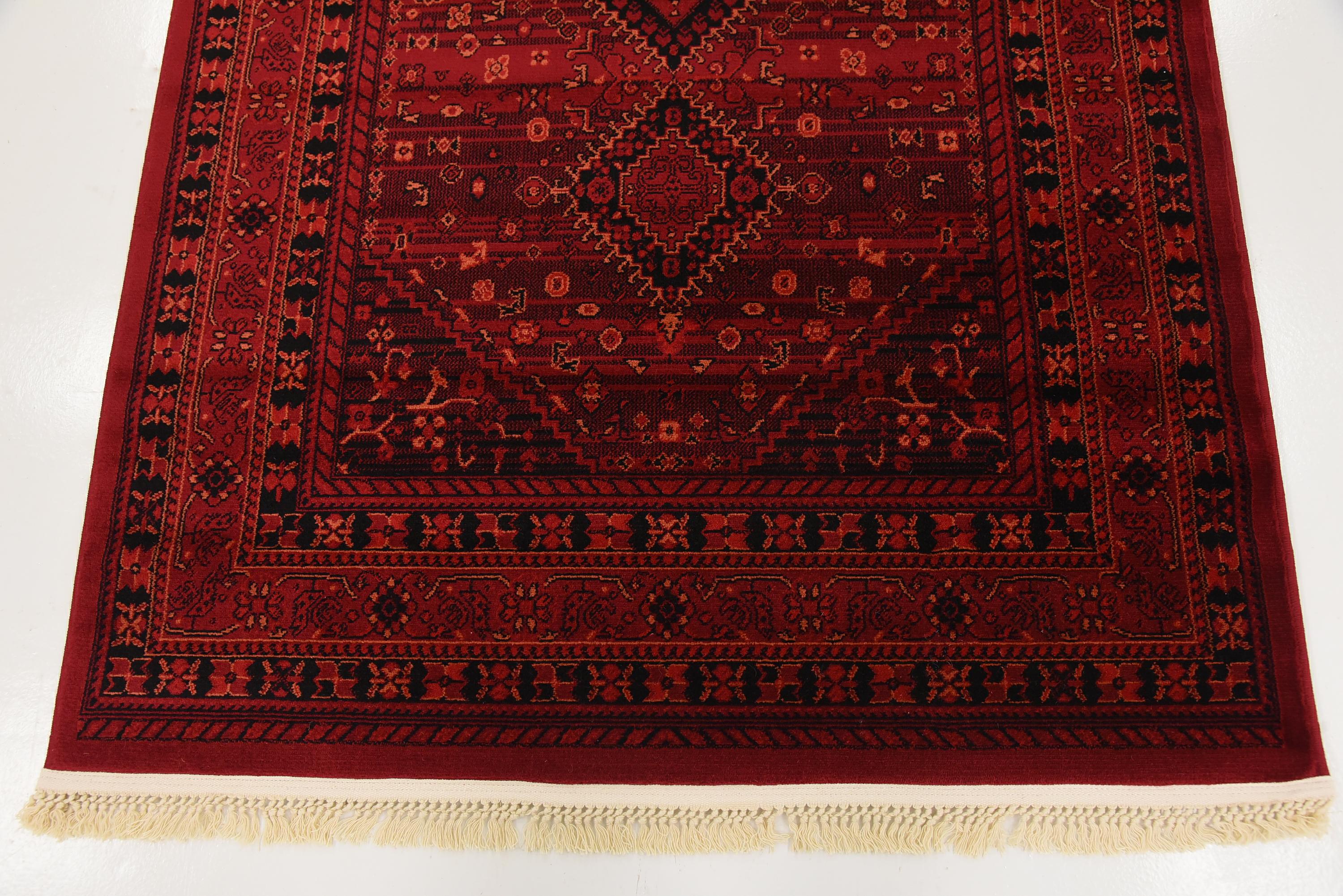 Red 4' x 6' Bokhara Rug eSaleRugs