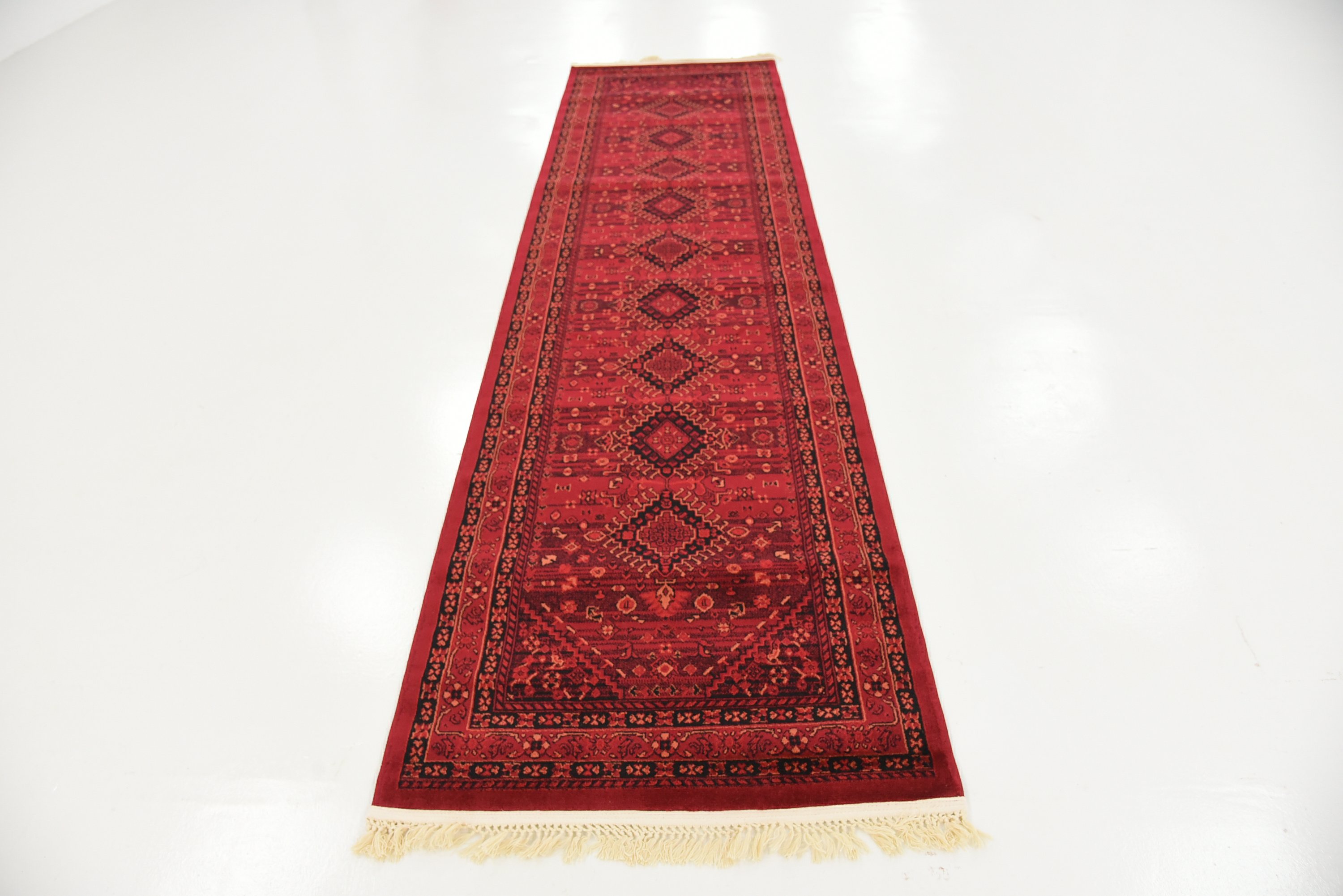Red 2' 7 x 10' Bokhara Runner Rug Area Rugs eSaleRugs