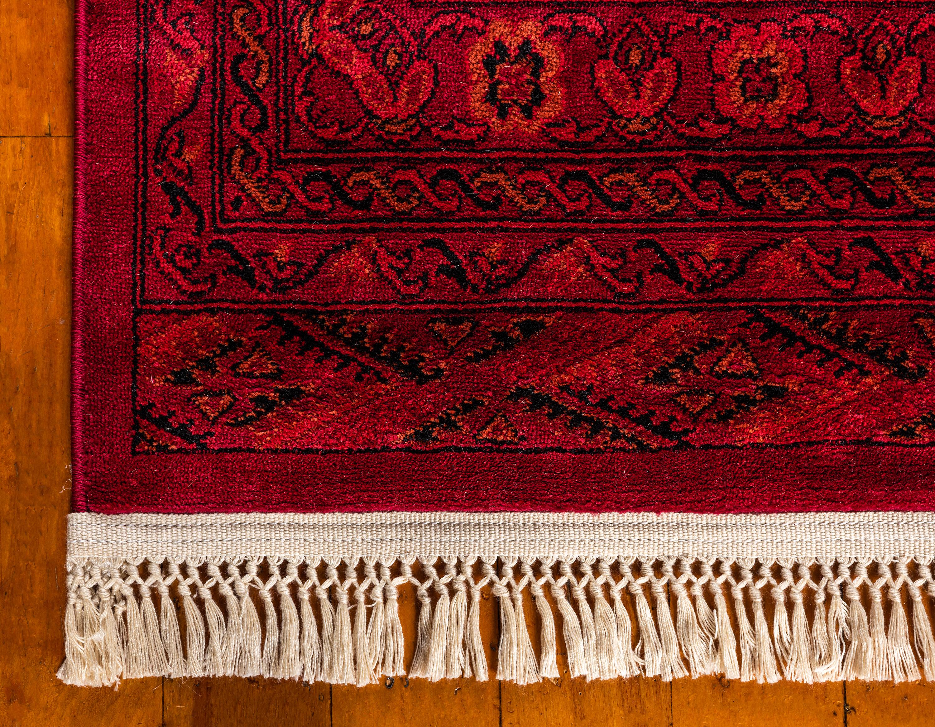 Red 7' x 10' Bokhara Rug eSaleRugs