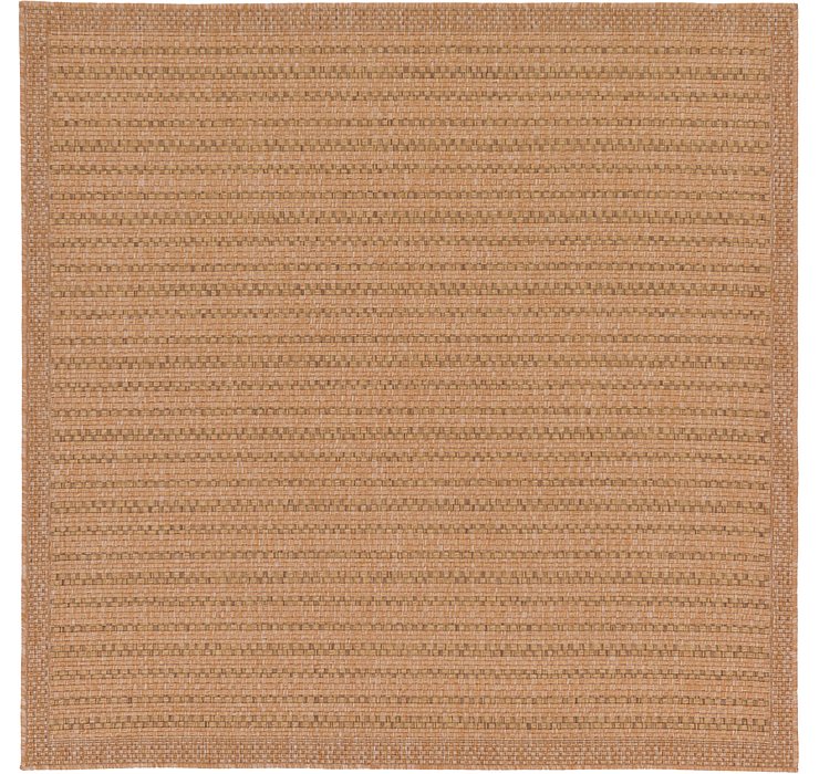 6' x 6' Outdoor Border Square Rug