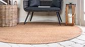 6' x 6' Outdoor Border Round Rug thumbnail
