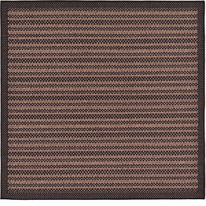 Unique Loom 6' x 6' Outdoor Border Square Rug