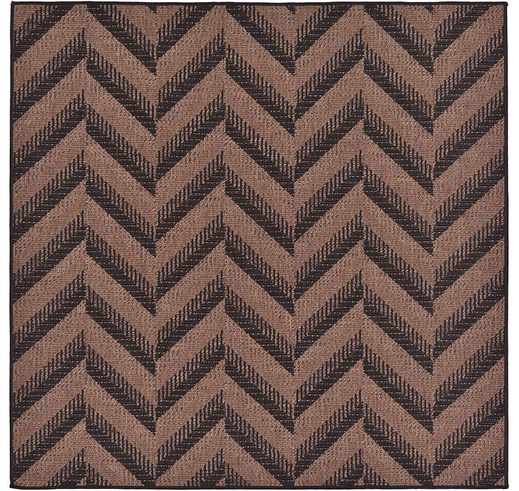 6' x 6' Outdoor Modern Square Rug