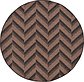 6' x 6' Outdoor Modern Round Rug thumbnail image 1