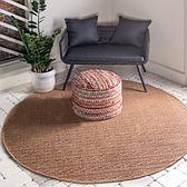 6' x 6' Outdoor Modern Round Rug thumbnail