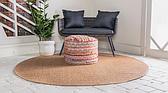 6' x 6' Outdoor Modern Round Rug thumbnail
