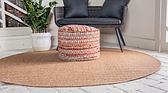 6' x 6' Outdoor Modern Round Rug thumbnail