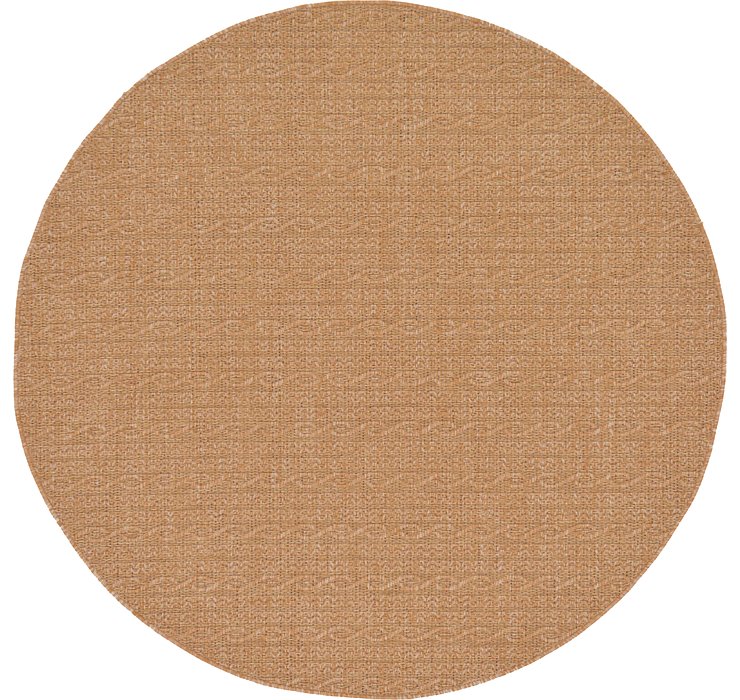 6' x 6' Outdoor Modern Round Rug
