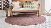 6' x 6' Outdoor Modern Round Rug thumbnail
