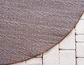 6' x 6' Outdoor Modern Round Rug thumbnail