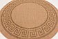 Unique Loom 6' x 6' Outdoor Border Round Rug thumbnail image 3