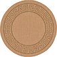 Unique Loom 6' x 6' Outdoor Border Round Rug thumbnail image 1