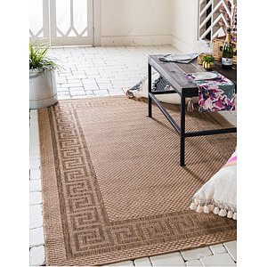 Unique Loom 9' x 12' Outdoor Border Rug