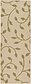 Unique Loom 2' 2 x 6' Outdoor Botanical Runner Rug thumbnail image 1