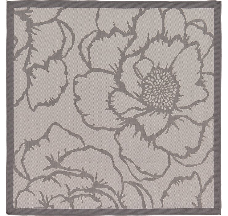 6' x 6' Outdoor Botanical Squar...