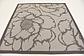 183cm x 183cm Outdoor Botanical Square Rug thumbnail image 3