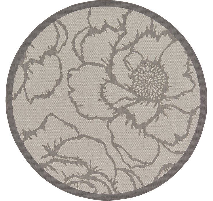 6' x 6' Outdoor Botanical Round...