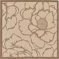6' x 6' Outdoor Botanical Square Rug thumbnail