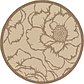 6' x 6' Outdoor Botanical Round Rug thumbnail image 1