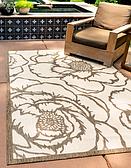 5' 3 x 8' Outdoor Botanical Rug thumbnail