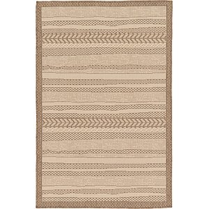 Unique Loom 3' 3 x 5' Outdoor Border Rug