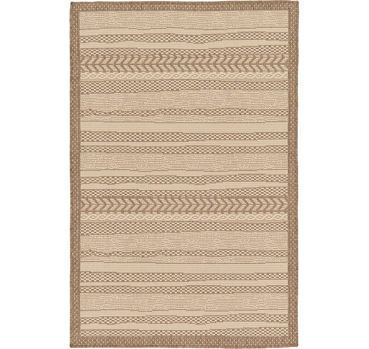 3' 3 x 5' Outdoor Border Rug