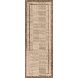 Unique Loom 2' 2 x 6' Outdoor Border Runner Rug