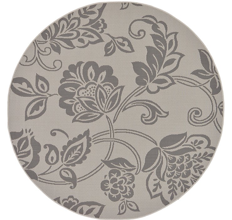 6' x 6' Outdoor Botanical Round...