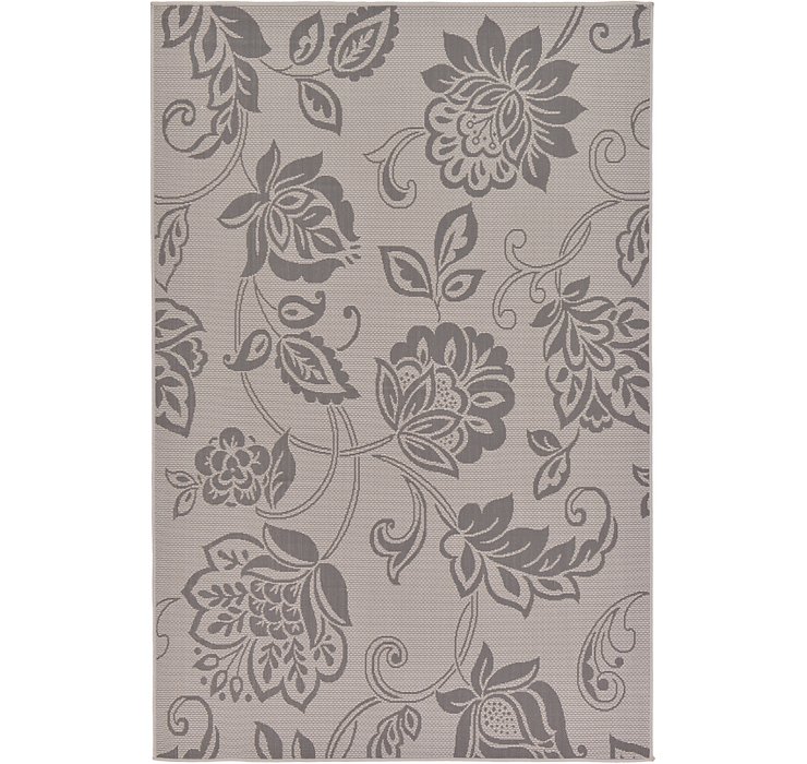 5' 3 x 8' Outdoor Botanical Rug