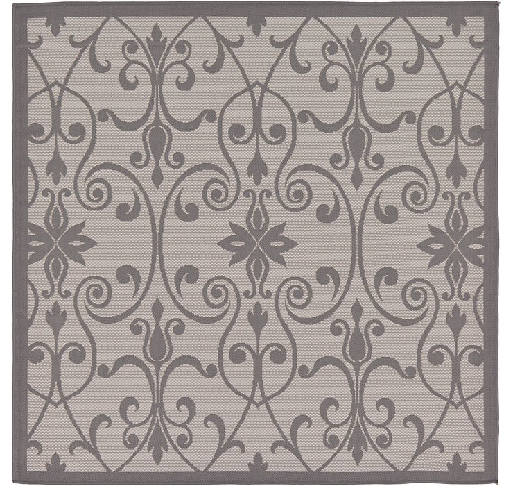 6' x 6' Outdoor Botanical Squar...
