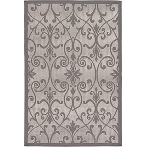 Unique Loom 3' 3 x 5' Outdoor Botanical Rug