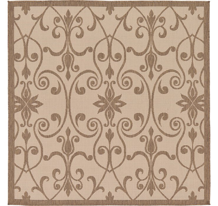 6' x 6' Outdoor Botanical Squar...