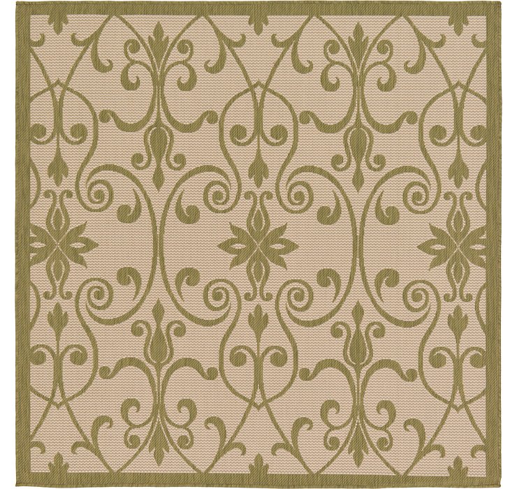 6' x 6' Outdoor Botanical Squar...