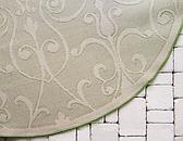 6' x 6' Outdoor Botanical Round Rug thumbnail