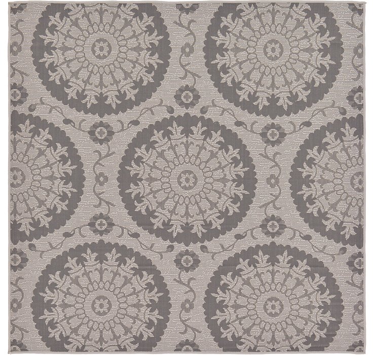 6' x 6' Outdoor Botanical Squar...