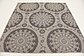 6' x 6' Outdoor Botanical Square Rug thumbnail image 3